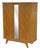 Saint-Gobain Glazed Oak Wardrobe, 1960s For Sale