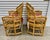 Campaign Fantastic Set of 6 Brighton Chinese Chippendale Hollywood Regency Bamboo Chairs For Sale - Image 3 of 10
