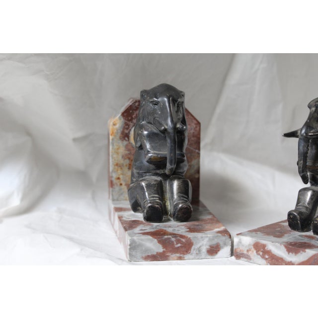 Elephant Bookends, 1930s, Set of 2 For Sale - Image 9 of 18