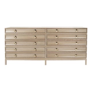 Stacked Dresser in Limed Oak For Sale