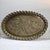 1940s Old World Oval Tray Large 24 Inch Embossed Floral Platter Authentic Well Preserved. For Sale - Image 13 of 17
