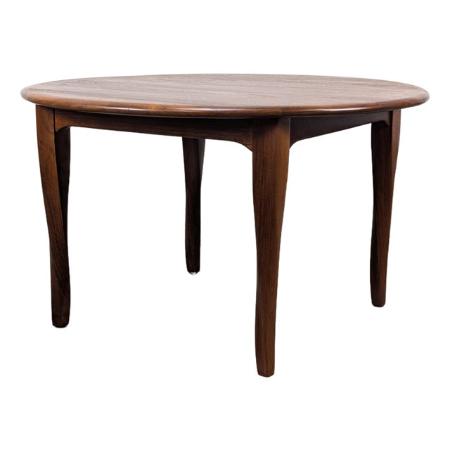 Vintage Mid-Century Modern Solid Teak Coffee Table With Sculptural Twisted Legs, c.1960s For Sale