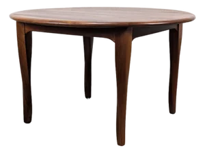 Vintage Mid-Century Modern Solid Teak Coffee Table With Sculptural Twisted Legs, c.1960s