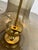 Floor Lamp with Smoked Glass Base and Floral Shade For Sale - Image 5 of 11