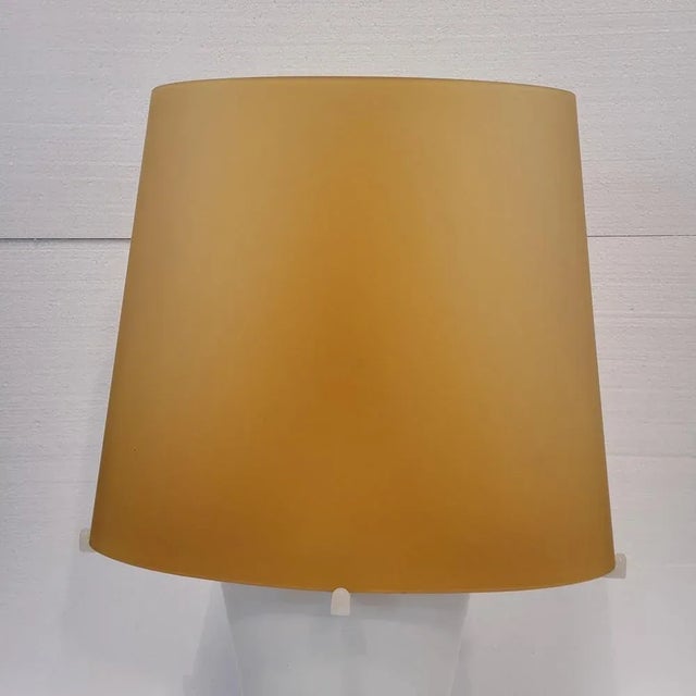 Metal Postmodern 3064 Table Lamp in Glass and Iron by Daniela Puppa for Fontana Arte, Italy, 1994 For Sale - Image 7 of 17