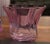 Violet Alexandrite Color Changing Glass Vase For Sale - Image 8 of 9
