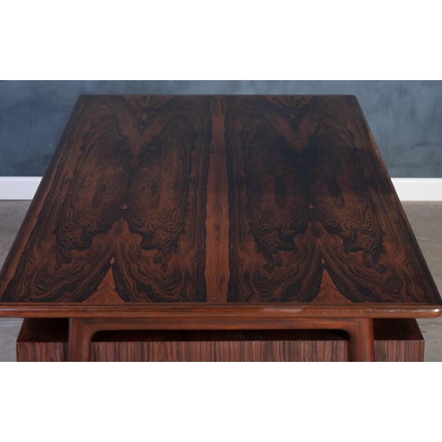 Rosewood Desk by Gunni Omann for Omann Jun Møbelfabrik, 1960s For Sale - Image 9 of 14