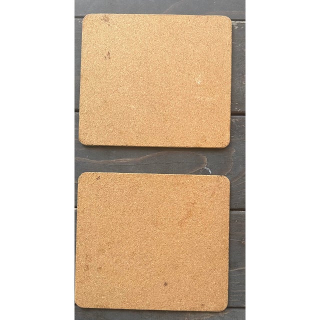 Wood 1980s Vintage Pimpernel Celluware Uk England English London Landmarks Coasters - Set of 6 For Sale - Image 7 of 12