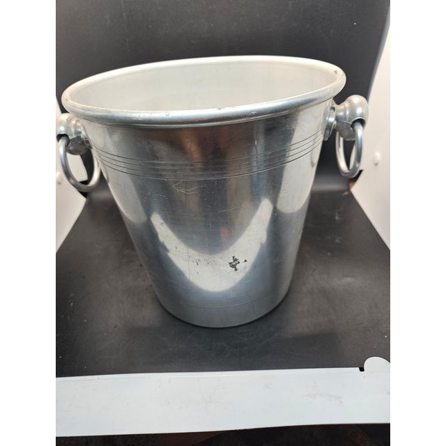 Vintage Germain Champagne Metal Ice Bucket Cooler French