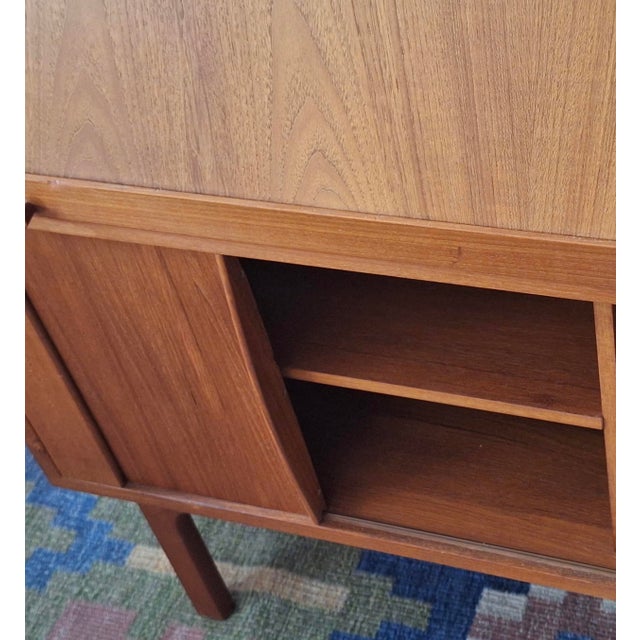Mid-Century Modern Teak Secretaire by Bernhard Pedersen & Søn, 1960s For Sale - Image 3 of 14