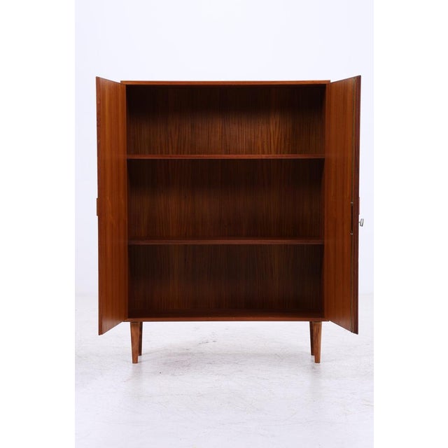 Vintage Danish Teak Linen Cabinet by Børge Mogensen, 1960s For Sale - Image 3 of 14
