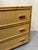 Beautiful natural cane rattan bamboo chest by Bielecky Brothers for the entry or in your bedroom space.
