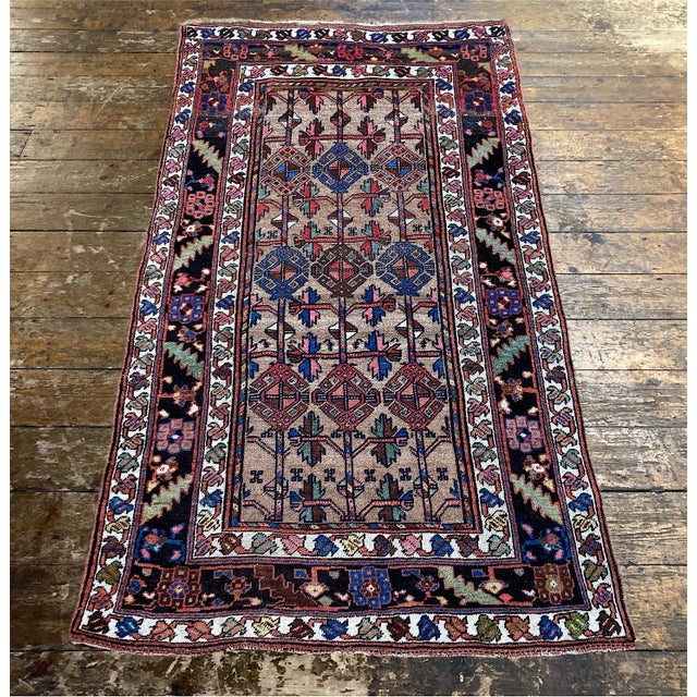 Antique Kurdish Rug, 1890s For Sale - Image 4 of 18