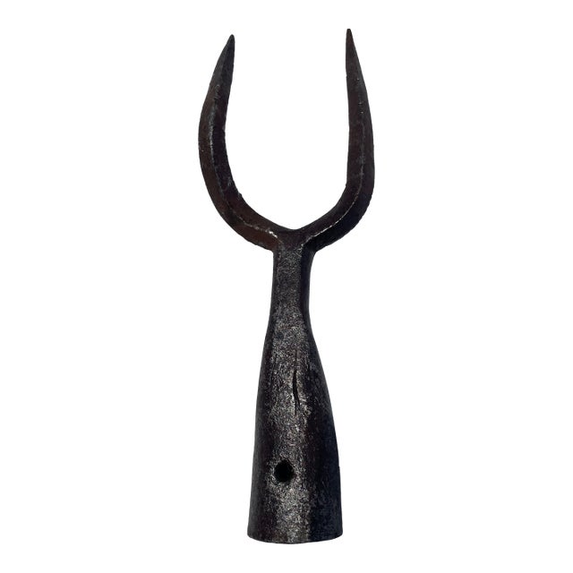 16th Century Medieval Iron Military Halberd Military Fork Antique 500+ Years Old Weaponry For Sale