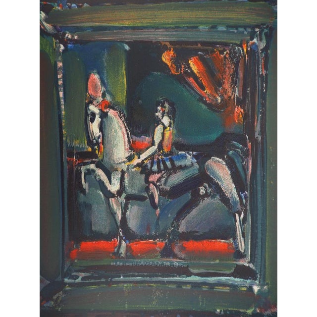 Georges Rouault (1871-1958) The Horsewoman Original color lithograph On wove paper, 24 x 31 cm (approx. 9 x 12 inches)...