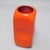 Postmodern Orange Vase from Parravicini, Italy, 1970s For Sale - Image 3 of 9