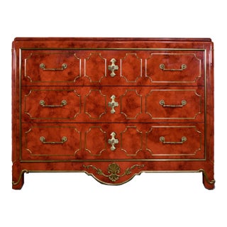 1970s Chest 3 Drawer Dresser in the Style of Bernhard Rohne for Mastercraft For Sale