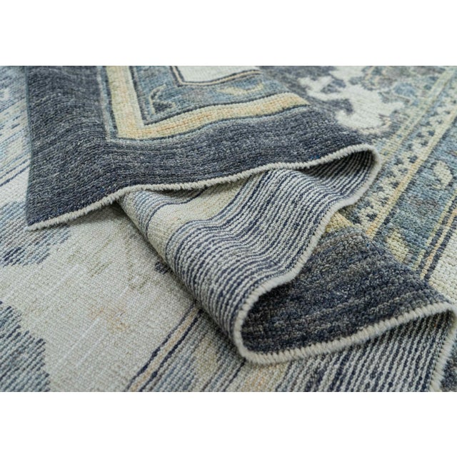 Turkish Oushak Rug 9'3" x 13'1" #20363 For Sale In Houston - Image 6 of 8