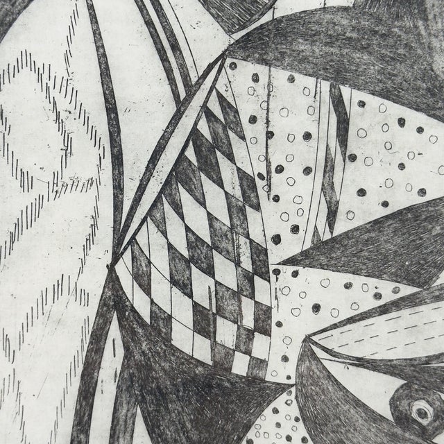 Popy, Composition, 1972, Etching For Sale - Image 11 of 15