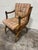 1980s Vintage Empire Style Walnut Chair For Sale - Image 5 of 7
