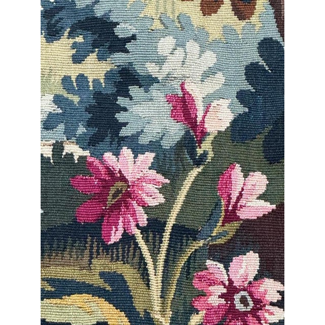Mid-Century Modern French Handwoven Aubusson Tapestry, 1940s For Sale - Image 17 of 18