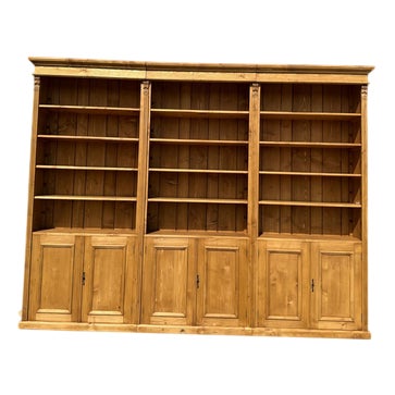 Large Wilhelminian Farmhouse Bookshelf For Sale