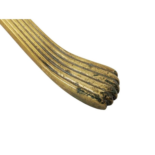 Italian Purple Wood and Brass Floor Lamp from Arredoluce, 1940s For Sale - Image 12 of 17