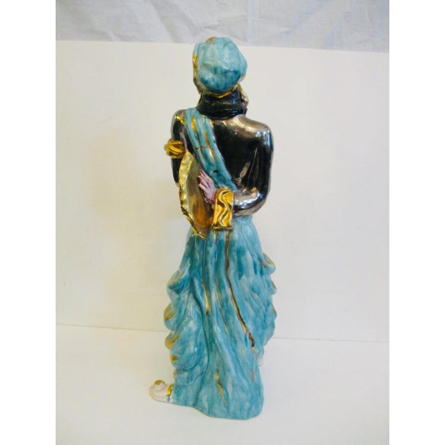 Mid-Century Italian Terra Cotta Dancer For Sale - Image 4 of 9