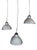Pendant Lamps from Helioray, 1950s, Set of 3 For Sale