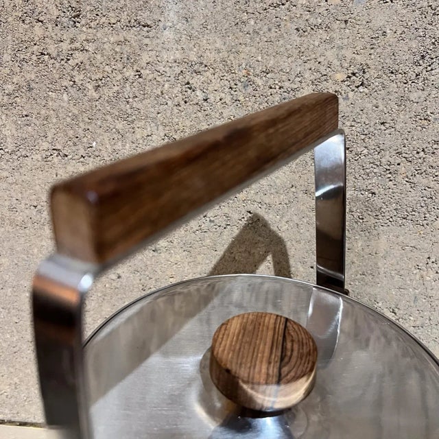 1960s Swedish Cultura Stainless Ice Bucket Sweden For Sale - Image 11 of 12