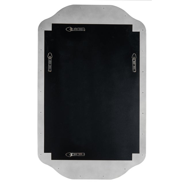 Modern Henry Silver Wall Mirror For Sale - Image 3 of 8