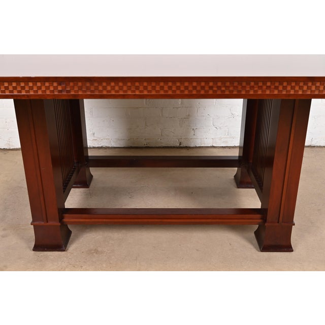 Frank Lloyd Wright for Cassina Arts & Crafts Husser House Dining Table ...