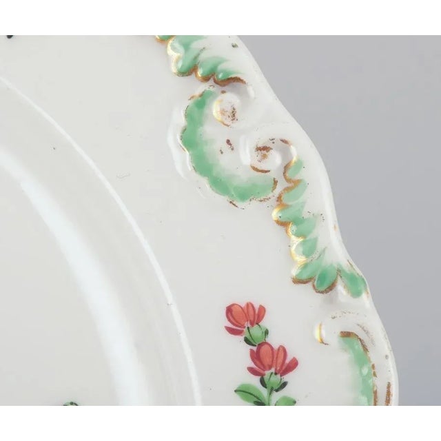 19th Century Antique Porcelain Plates, Meissen, Germany, Set of 4 For Sale - Image 5 of 7