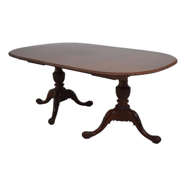 Feldenkreis Chippendale Mahogany Dining Room Table For Sale