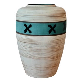 Vase with Abstract Decoration from Scheurich, 1960s For Sale