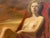 Realism Vintage Oil on Canvas Painting of a Nude Woman on Red Fabric For Sale - Image 3 of 9