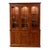 Late 20th Century Ethan Allen Solid Cherry China Cabinet - Cherry Finish For Sale