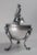 Silver 19th Century German Hanau 900 Silver Bowl With Figures and Eagle Finial For Sale - Image 8 of 18