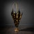 Vintage Italian Toleware Umbrella Stand-Black-Gold-Floral-Metal-Holder-Cane For Sale - Image 9 of 10