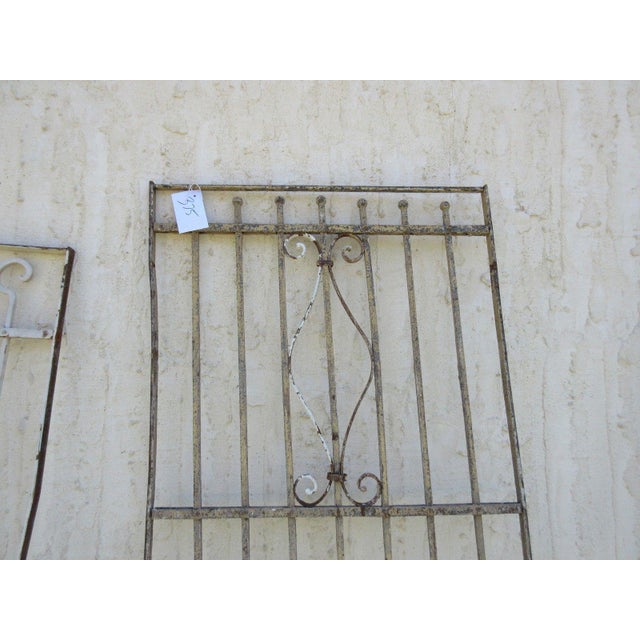 Victorian Antique Victorian Iron Architectural Salvage Door For Sale - Image 3 of 6