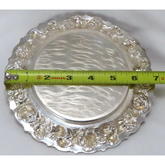 Fine Hand Made 1911 Antique Sterling Silver Champagne & Wine Bottle Coaster by Stieff For Sale - Image 12 of 13