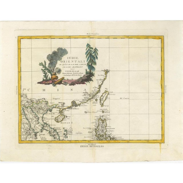 Late 18th Century Antique Map Set of East Indies India, 1784, Set of 4 For Sale - Image 5 of 9