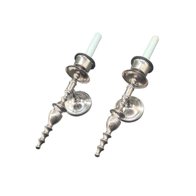 Vintage Chrome Wall Sconces, 1970s, Set of 2 For Sale - Image 13 of 13