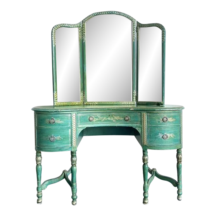 slim fit dress slacks Vintage Vanity, Italian, Mirrored Marble-Top Dressing Table, Mid Centu Old  Europe Antique Home Furnishings