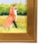Impressionist red fox portrait oil painting on artist's canvas panel. It is signed by the artist Ty Livingston in the...