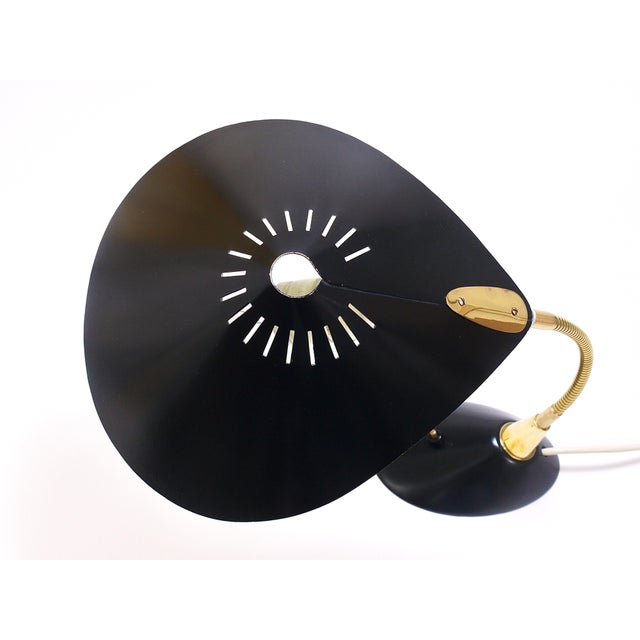 Mid-Century Brass Table Lamp, 1950s For Sale - Image 10 of 18