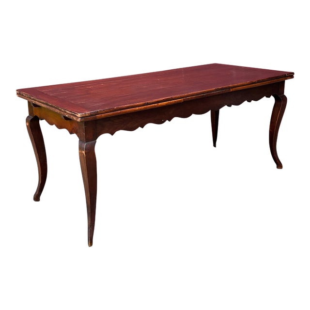 French Farm Table With Leaves For Sale