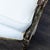 Vintage White Upholstered Lounge Chair With Ornate Gold Wooden Frame For Sale - Image 11 of 16