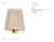 Visual Comfort Signature 4" Pleated Champagne Silk Shade Designer: Visual Comfort Signature Height: 4.25" Base: Shade...
