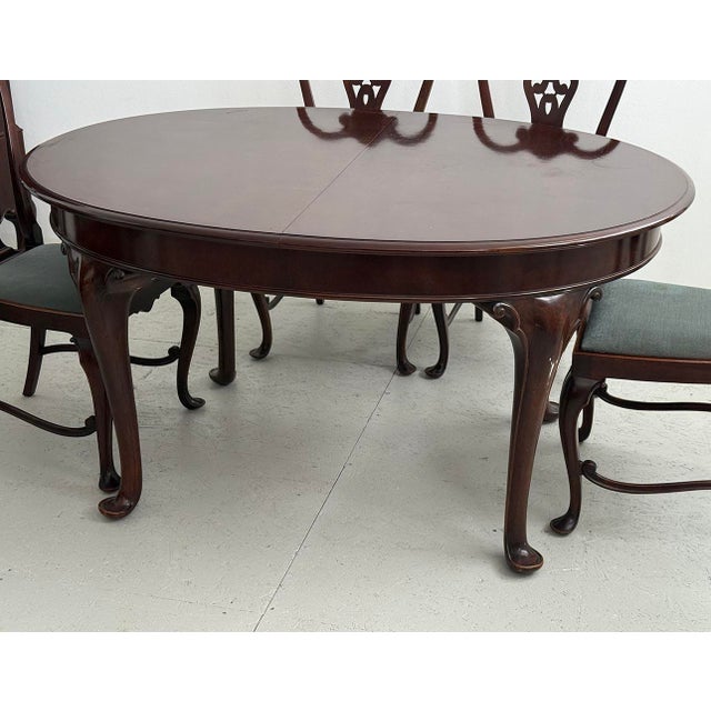 An elegant dining set from the 1930s, made in the style of Gerstel, representing fine Czechoslovak interwar furniture...